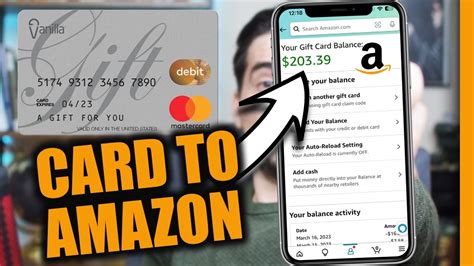 How To Add A Mastercard T Card Balance To Your Amazon Account Youtube