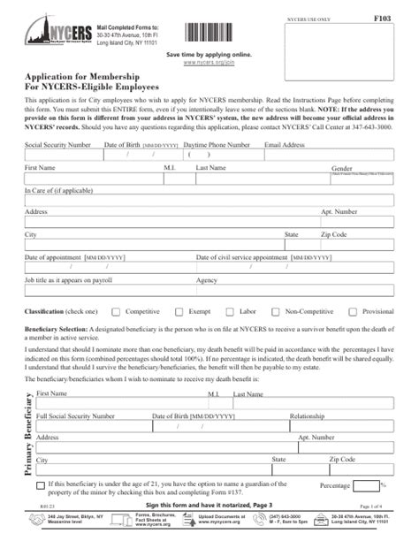 Form F103 Fill Out Sign Online And Download Printable Pdf New York