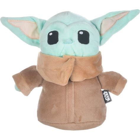 Fetch For Pets Star Wars Yoda Plush Flattie Dog Toy 6 In
