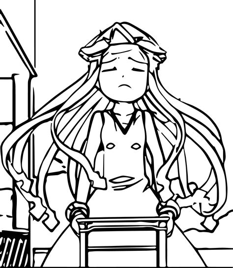 squid girl coloring page 29