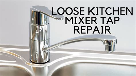 How to repair a leaking outside tap. Loose Kitchen Mixer Tap Easy Fix - YouTube