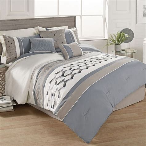 Sweet home collection 5 piece comforter set bag solid color all season soft down alternative blanket & luxurious microfiber bed sheets, twin, royal blue. Riverbrook Home Beren 7 Piece Comforter Set