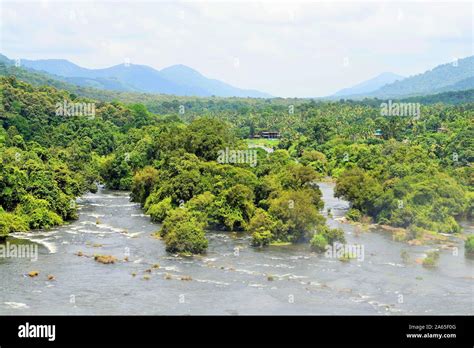 Chalakudy River Vazhachal Forest Thrissur Kerala India Asia Stock