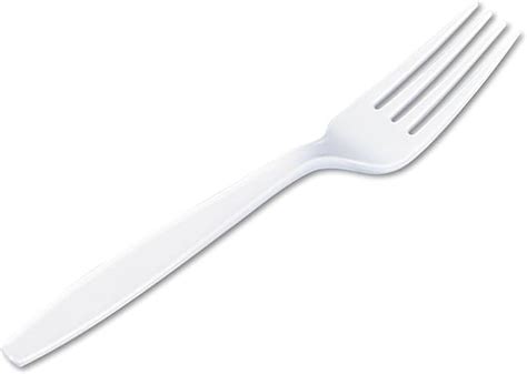 Dixie Plastic Forks Heavyweight White 1000 Ct