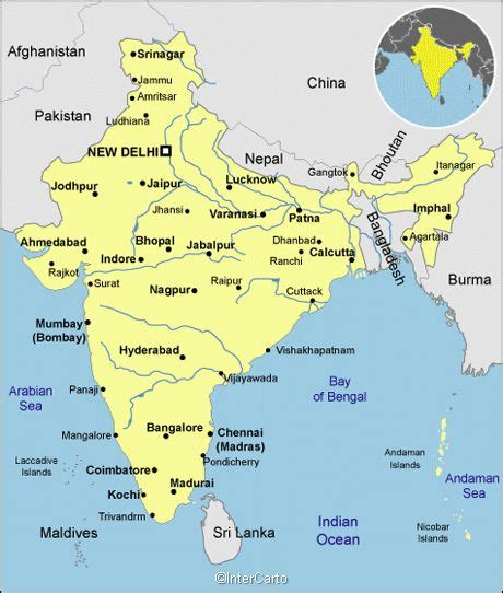 Elgritosagrado11 25 Awesome Map Of India Showing Mumbai