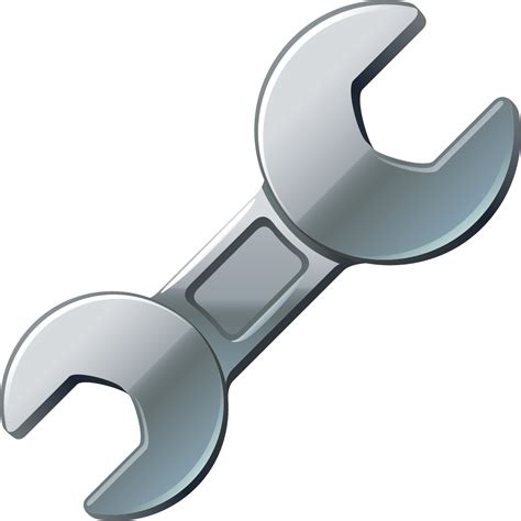 Wrench Cartoon Cartoon Grey Spanner Png Download 12011201 Free