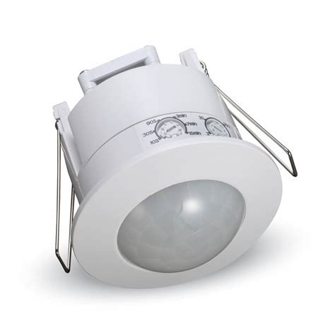 Pir Ceiling Sensor Recessed White 360 Degree Smart Lighting Industries