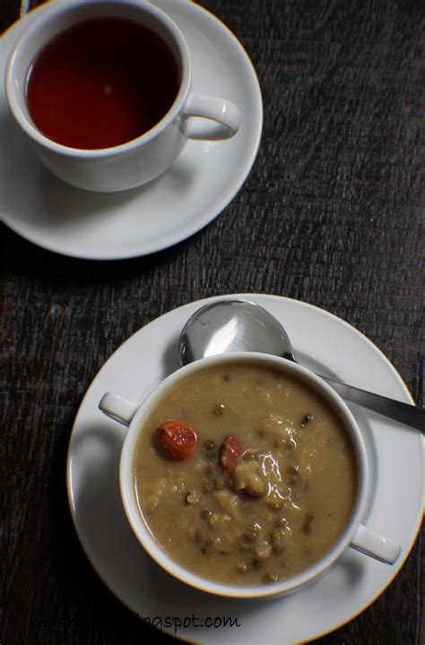 Resepi bubur kacang hijau paling mudah. Mori's Kitchen: Bubur Durian kacang hijau