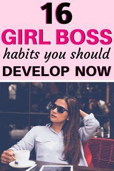 16 Boss Babe Habits to Develop Now | Girl boss motivation, Boss lady ...