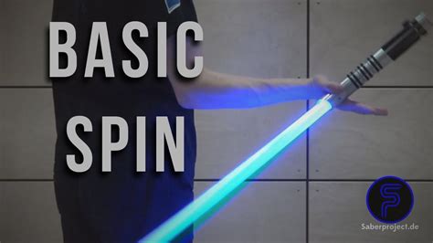 Basic Spin Single Lightsaber Trick Youtube