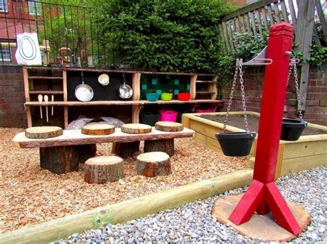 Creative And Cute Backyard Garden Playground For Kids Natural