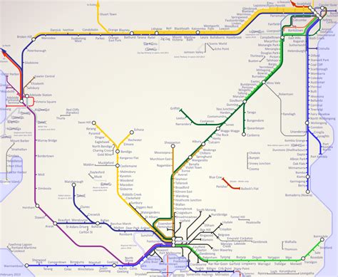 Vic Rail Map