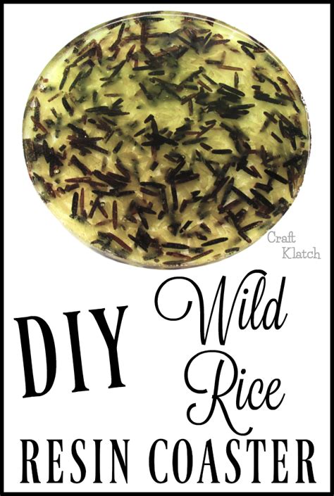 Wild Rice Coaster DIY ~ Another Coaster Friday ~ Craft Klatch - Craft Klatch