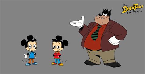 Pete Morty And Ferdie Mouse Ducktales Reboot Version Old Cartoon