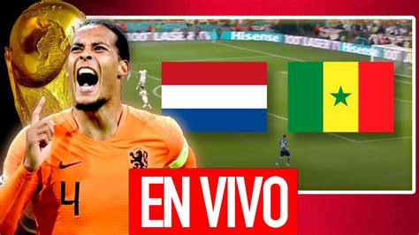 🔴 Holanda Países Bajos Vs Senegal En Vivo Jornada 1 Grupo A Mundial