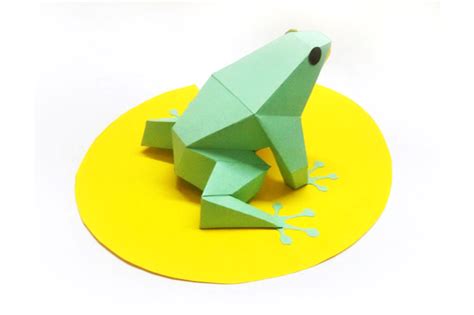 Diy Frog 3d Papercraft