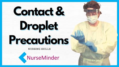 Contact And Droplet Precautions Nursing Skills Youtube