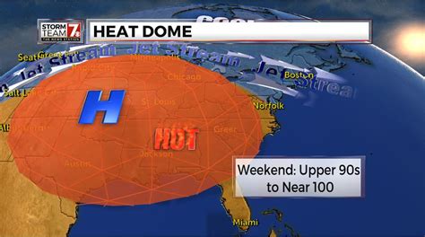 Heat Dome To Cover Area This Weekend