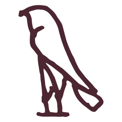 Ancient Egyptian Bird Hieroglyphics Symbol Transparent Png Svg Vector