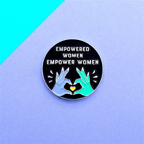 empower women enamel pin feminist lapel pin girl power pin etsy empower woman empowerment