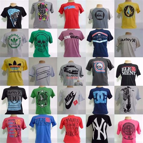 10 Camisetas Camisas Varias Marcas E Estampas R 12990 Em Mercado Livre