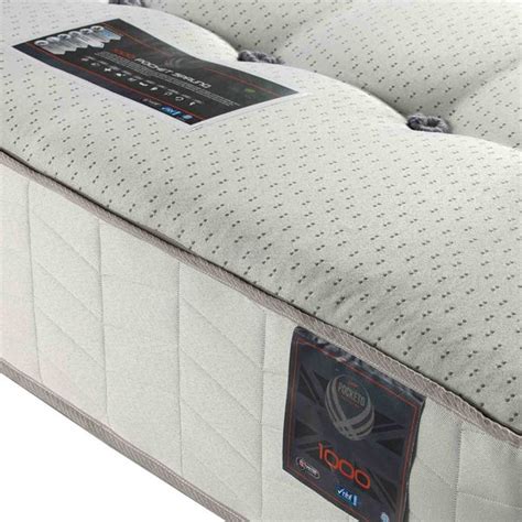 pocketo medium firm 1000 cool blue memory foam mattress dunelm
