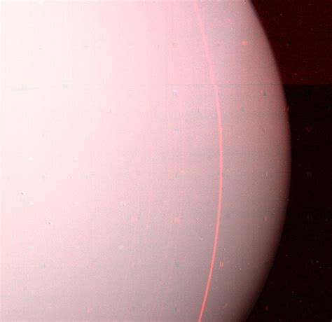Astronomyblogthe Faint Rings Of Uranus Taken In January 1986 By