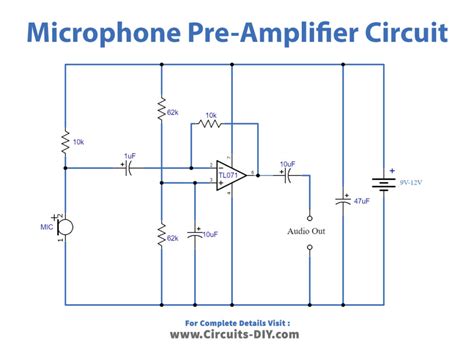 Microphone Preamp Circuits Diy Kit Circuit Diagram