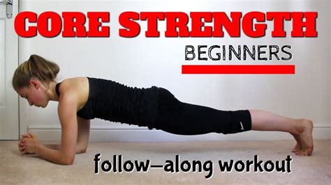 Beginners Core Strength Workout For Gymnasts And Dancers Follow Along