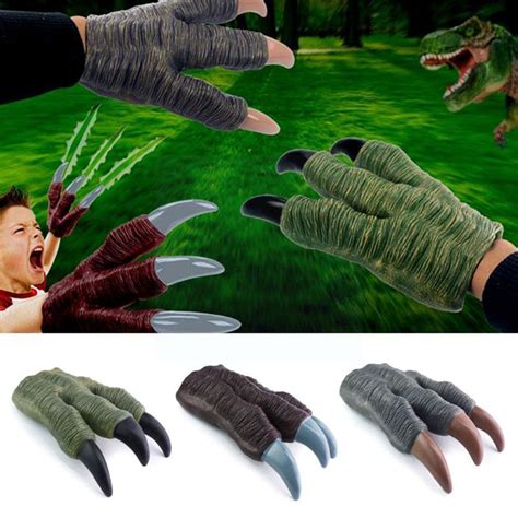 Velociraptor Blue Claws Garras Dinosaur Toys Gloves Props Toy Cosplay Costumes Presents For