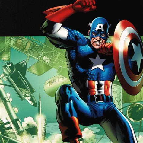 Bryan Hitch And Marvel Comics Captain America Man Out Of