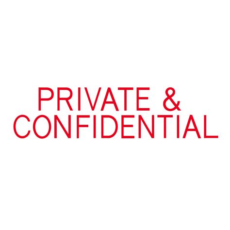 Oa Private And Confidential Stamp Np18 Stamps Direct Ltd