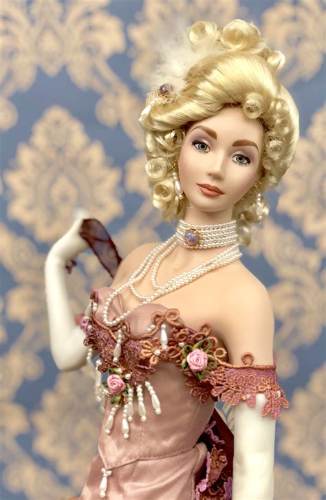 The Gibson Girl April In Paris Porcelain Doll The Franklin Mint