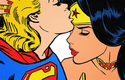 Wallpaper Art Wonder Woman Dc Comics Diana Supergirl Kara Zor El