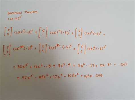 The phrase was reportedly coined by australian agricultural scientist gordon mcclymont. What is the binomial expansion of (2x-3)^5?? - Brainly.com