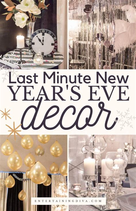 11 Easy Last Minute New Years Eve Party Decorations Ideas