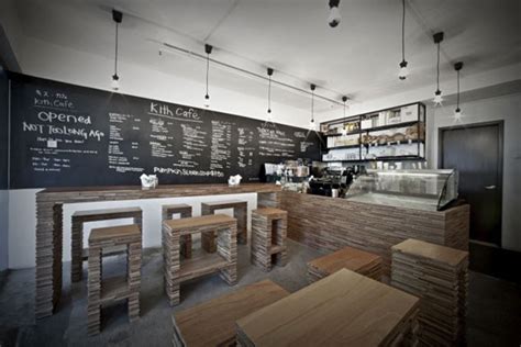 Retro Coffee Bar Interior Design Making Coffee Day