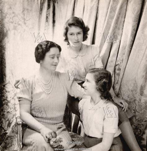 Queen Elizabeth Princess Elizabeth And Princess Margaret Photo Cecil Beaton London England