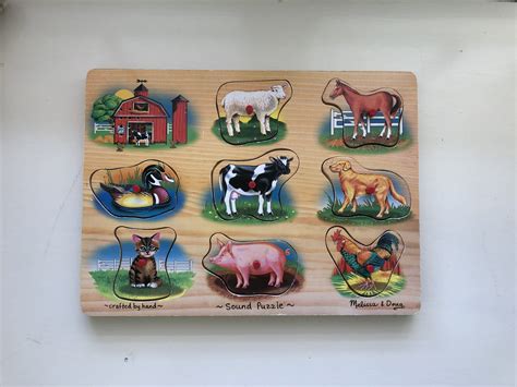 Melissa And Doug Animal Puzzle Melissa And Doug Animal Sounds