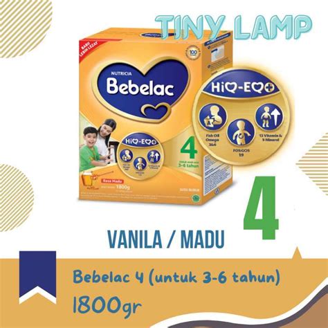 Jual Bebelac 4 Vanilla 1800 Gr Susu Formula 1800 Gr Tinylamp Di