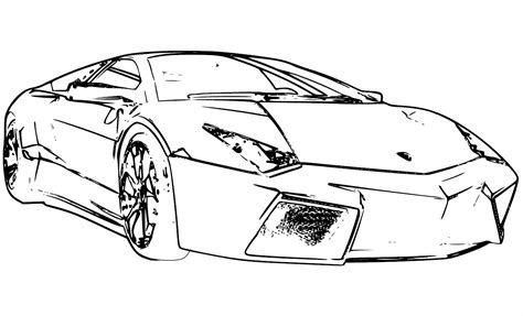 Un coloriage de voiture prêt à imprimer et à colorier. Coloriage voiture de course Ferrari gratuit à imprimer