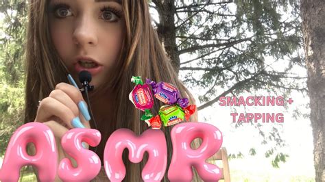 Asmr Gum Chewing And Phone Taps Youtube