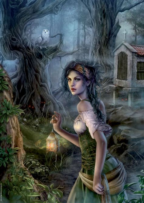 Dark fantasy will take you on a journey through gloomy portraits. Owl, 1000 Pieces, Heye | Puzzle Warehouse