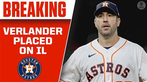 Astros Pitcher Justin Verlander Placed On 15 Day IL CBS Sports HQ