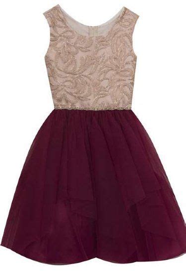 Tween Burgundy And Gold Holiday Dress Now In Stock Sequin Party Dress Dresses For Tweens