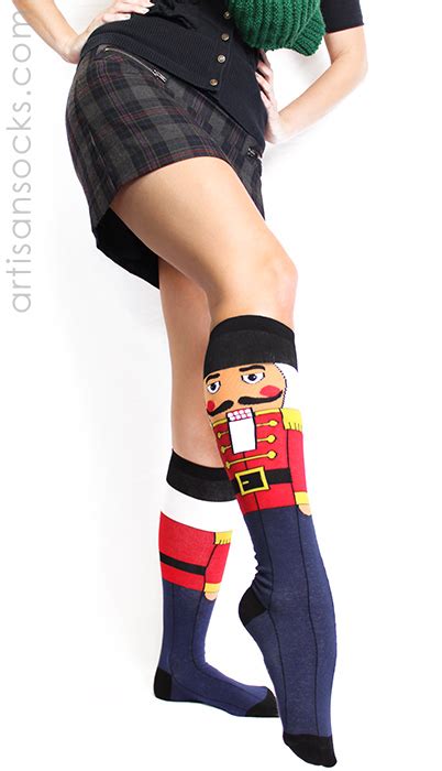 Nutcracker Socks Knee High Holiday Socks By Sock It To Me