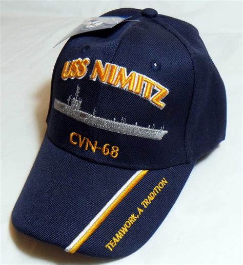 Uss Nimitz Cv 68 Us Navy Ship Hat Officially Licensed Baseball Cap