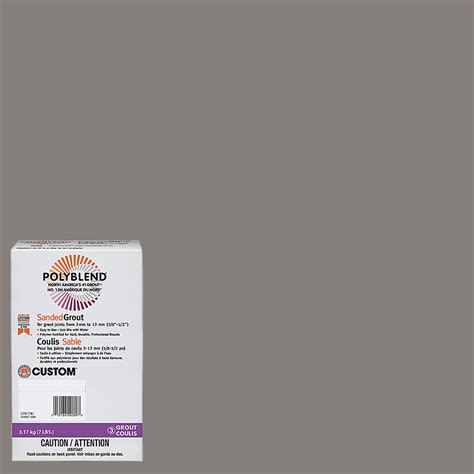 Custom Building Products 335 Winter Gray Polyblend Sanded Grout