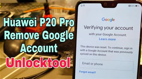 Huawei P20 Pro CLT L29 Remove Google Account Bypass Frp One Click