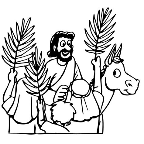 23 Coloring Pages Palm Sunday Free Coloring Pages